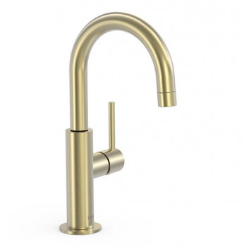 Bateria umywalkowa  Study - Tres, wys. 27,5 cm z obrotową wylewką - sanitbuy.pl