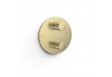 Element zewnętrzny Tres Therm-box do podtynkowego korpusu 2-drożnego - złoty cava