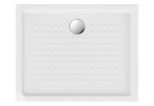 Brodzik prostokątny GSI Extra Flat 100X80 cm, ceramiczny - Glossy White