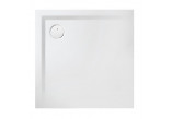Brodzik kwadratowy Sanplast B-M/SPACE 90x90x1,5 biew, odlew mineralny - biały