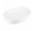 Umywalka nablatowa Corsan Olvena owalna 60x40x15 cm z korkiem klik-klak białym