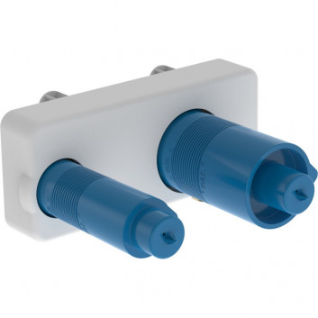 Bateria umywalkowa HansaGenesis z bocznym uchwytem mieszacza, stojąca, jednouchwytowa - chrom