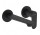Bateria umywalkowa HansaGenesis, element natynkowy, wylewka 20,3 cm - czarny mat