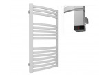 Grzejnik elektryczny Terma Dexter E 86x50 cm z grzałką MOA WiFi- kolor standardowy biały