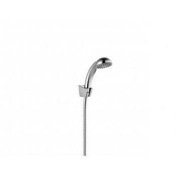 Zestaw prysznicowy Ravak 902.00 zawierający wąż, płaską słuchawkę i wspornik - chrom