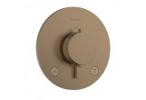 Bateria termostatyczna Hansgrohe Ecostat Comfort S, do 2 odbiorników, podtynkowa - brąz szczotkowany