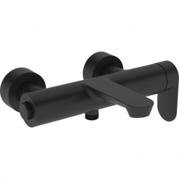 Bateria wannowo-natryskowa HansaGenesis, jednouchwytowa, montaż naścienny - chrom