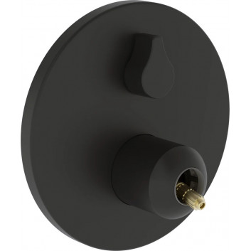 Bateria umywalkowa HansaGenesis, element natynkowy, wylewka 20,3 cm - chrom