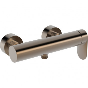 Bateria wannowo-natryskowa HansaGenesis, jednouchwytowa, montaż naścienny - chrom