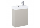 Umywalka Roca Mini-N z szafką wiszącą 45x24 cm (bez syfonu) - fume mat 