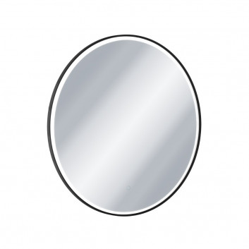 Lustro prostokątne Excellent Revia, wiszące, 100x50cm, czarny mat