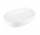 Umywalka nablatowa Corsan Olvena owalna 60x42,5x14,5 cm bez korka - biała