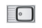 Zlewozmywak Franke Eurostar ETL 611-58 do zabudowy, jednokomorowy,stal szlachetna len