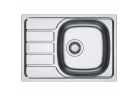 Zlewozmywak Franke Spark SKL 611-62/44 do zabudowy, jednokomorowy z ociekaczem - stal szlachetna len