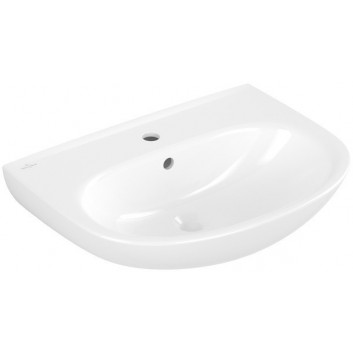 Umywalka Villeroy & Boch O.Novo wisząca mała 45x35 cm, z powłoką CeramicPlus - biała