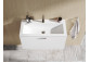 Umywalka meblowa Ravak Clear, 80 cm z otworami - biała