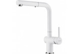 Bateria z wyciąganą wylewką Franke Active L pull-out spray - biały polarny/ chrom