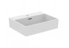 Umywalka nablatowa Ideal Standard Extra 50x40 cm, z otworem na baterie, z przelewem - biała