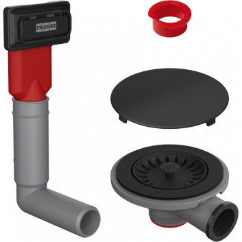 Zestaw odpływowy 3 1/2'' z zaworem mimośrodkowym bez syfonu- sanitbuy.pl