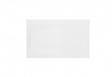 Brodzik kwadratowy Roca Pyros, 90x90cm, kompozytowy, Stonex, z ukrytym odpływem - biały