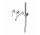 Bateria wannowa Emporia podtynkowa 4-otworowa - chrom