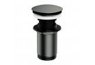 Korek klik-klak do syfonu umywalkowego Omnires - grafit szczotkowany
