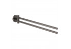 Grohe Essentials wieszak na ręcznik, podwójny - hard graphite