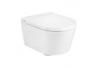 Miska WC wisząca Roca Inspira Rimless Compacto 37x48 cm biała, Supraglaze