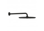 Deszczownica Grohe Rainshower Cosmopolitan 310, ramię ścienne 380 mm, 1 strumień - phantom black