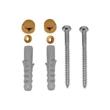 Zestaw mocujący do muszli i bidetów stojących Kerasan Waldorf, brąz