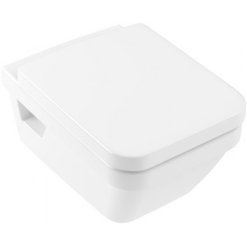 Miska wisząca Villeroy&Boch Architectura, 53x37 cm, bez kołnierza, z powłoką antybakteryjną AntiBac, z powłoką ochronną CeramicPlus - biała