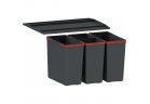 Sortownik odpadów Franke Easy Sort 600-2-2, z pokrywą, z 4 pojemnikiami