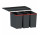 Sortownik odpadów Franke Easy Sort 600-2-2, z pokrywą, z 4 pojemnikiami