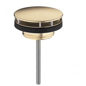 Niezamykany komplet odpływowy do umywalek Hansgrohe, czarny chrom szczotkowany