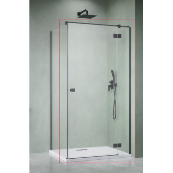 Drzwi kabiny prysznicowej Radaway Essenza 8 KDJ 100, lewe, 1000x2000mmm, szkło przejrzyste, chrom