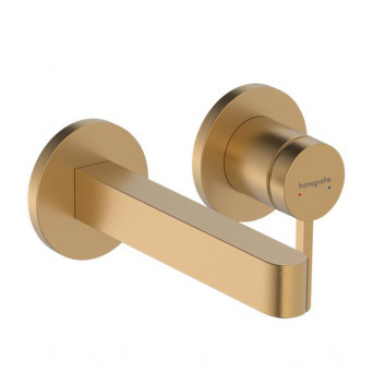 Bateria umywalkowa Hansgrohe Finoris, podtynkowa, 2-otworowa, wylewka 22,5cm, czarny mat