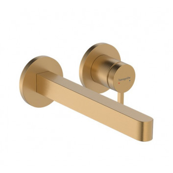 Bateria umywalkowa Hansgrohe Finoris, podtynkowa, 2-otworowa, wylewka 22,5cm, czarny mat