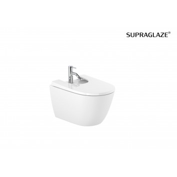 Pokrywa bidetowa Roca Ona wolnoopadająca Supralit - biała