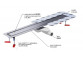 Odpływ liniowy, pełny zestaw,  Wiper New Premium, 1200mm, wzór Ponente, wykończenie poler