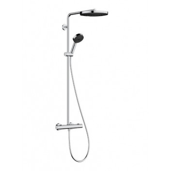 Zestaw prysznicowy Hansgrohe Croma 220 komplet z termostatem i deszczownicą