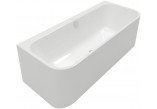Wanna przyścienna do montażu narożnego po lewej stronie SQUARE, 1800 x 800 mm, Villeroy & Boch, Loop & Friends - Weiss Alpin