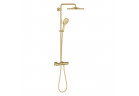 System prysznicowy Grohe Rainshower SmartActive 310 z termostatem do montażu ściennego - brushed cool sunrise