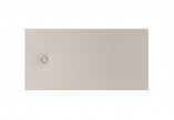 Brodzik prostokątny Roca Magma 120x90cm kompozytowy, Stonex - beżowy