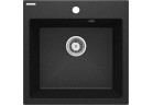 Zlewozmywak granitowy Deante Evora, 50x50cm, 1-komorowy - grafit 