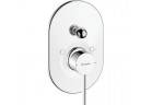 Jednouchwytowa bateria wannowa Zesis S, podtynkowa, Element zewnętrzny, 2-odbiorniki