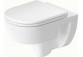 Miska WC wisząca Duravit D-Code 37x54 cm, montaż ukryty, bezkołnierzowa, odpływ poziomy - biała