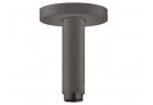Przyłącze sufitowe do deszczownicy Hansgrohe S 100 mm DN 15 - czarny chrom szczotkowany