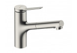 Bateria kuchenna Hansgrohe Metris Select M71, jednouchwytowa 320, 1jet - stal szlachetna finish
