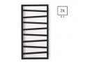Grzejnik Terma ZigZag 60x50 cm, podłączenie ZX - kolor Matallic Black