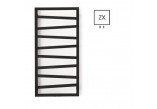 Grzejnik Terma ZigZag 60x50 cm, podłączenie ZX - kolor Matallic Black